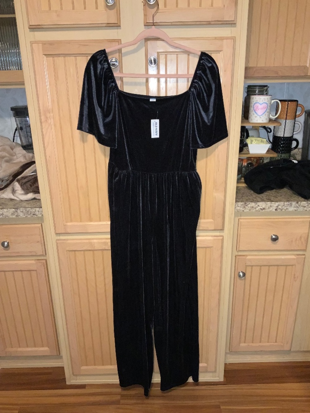 Women’s old navy jumpsuit velvet nwt size xl
